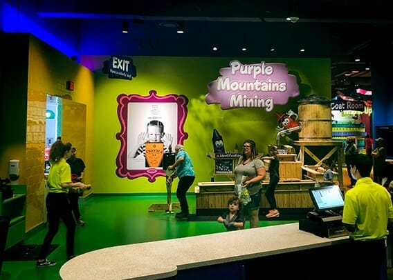 Printed interior display graphics for the Crayola Experience
