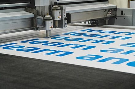 Commercial routing machine at PRI Graphics & Signs in Phoenix AZ